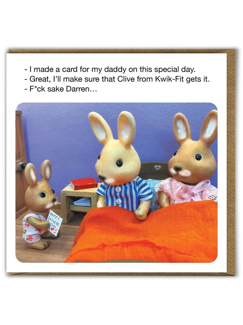 Lustige Vatertagskarte - Clive Kwick-Fit von Forest Fr1ends