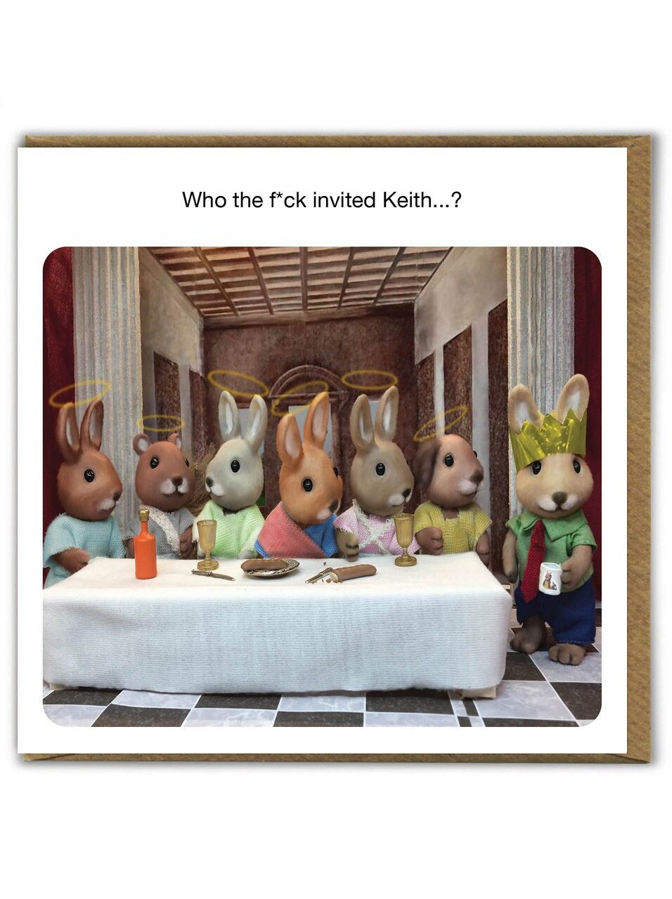 Lustige Weihnachtskarte – Wer hat Keith eingeladen von Forest Fr1ends