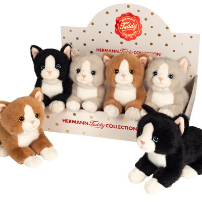 Chats 3 couleurs. trier.20 cm - Peluche - Peluche