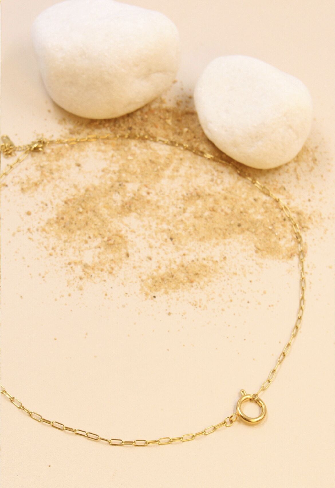 Kreative Edelstahl-Loop-Link-Halskette