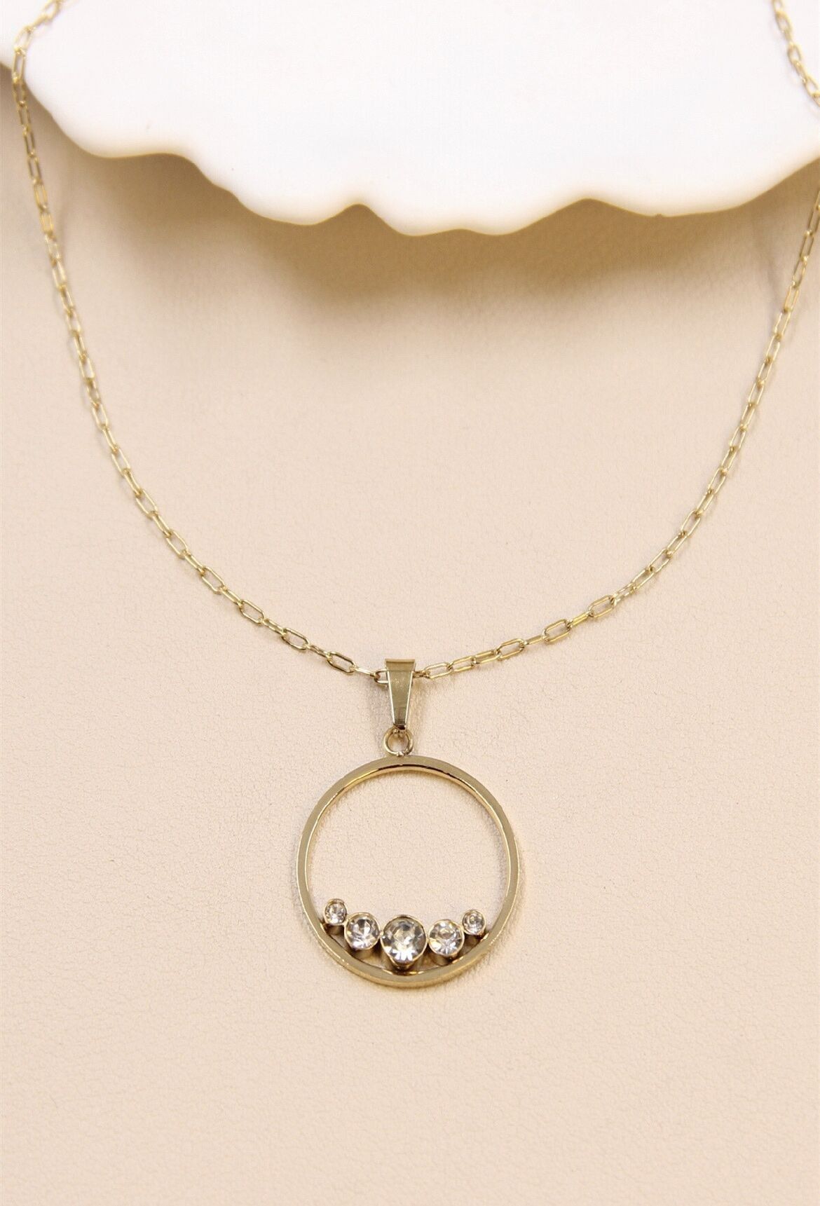 Glänzende Eleganz Edelstahl Halskette