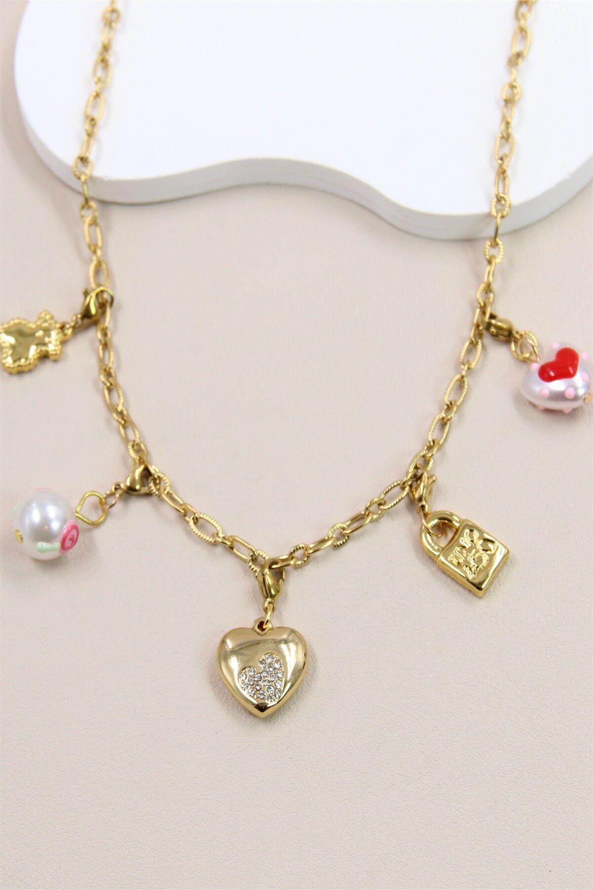 Kreative Gliederkette aus Edelstahl