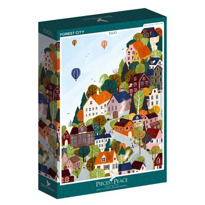 Puzzle da 1000 pezzi - Città Foresta