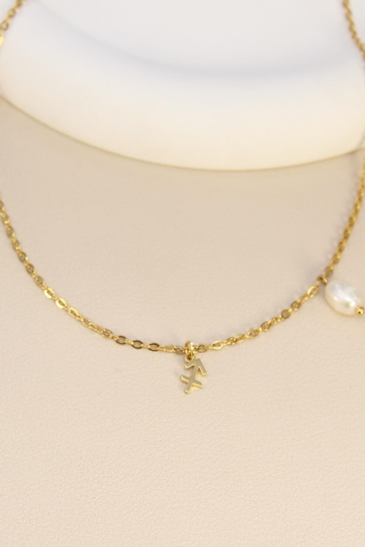 Halskette mit Sternzeichen Schütze aus Edelstahl