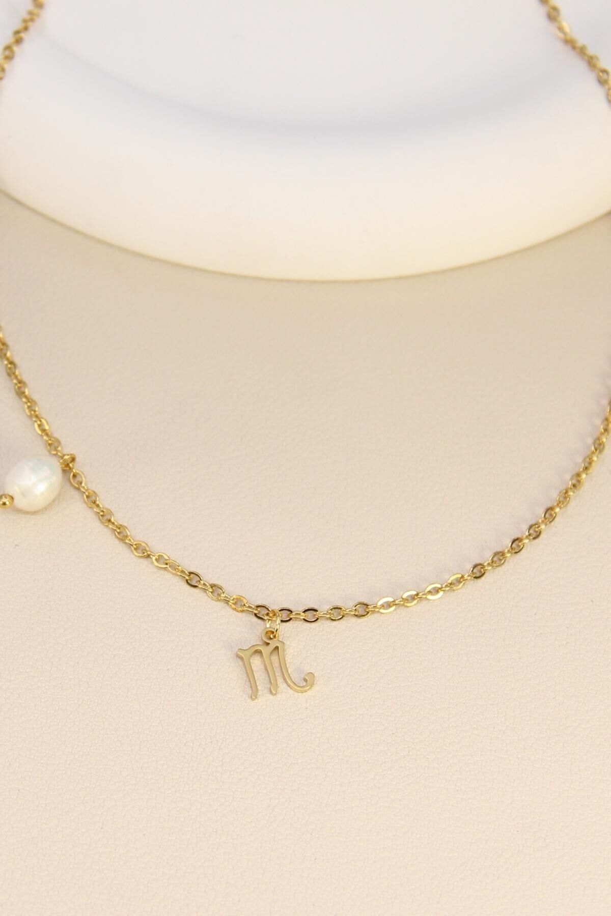 Skorpion Sternzeichen Halskette aus Edelstahl