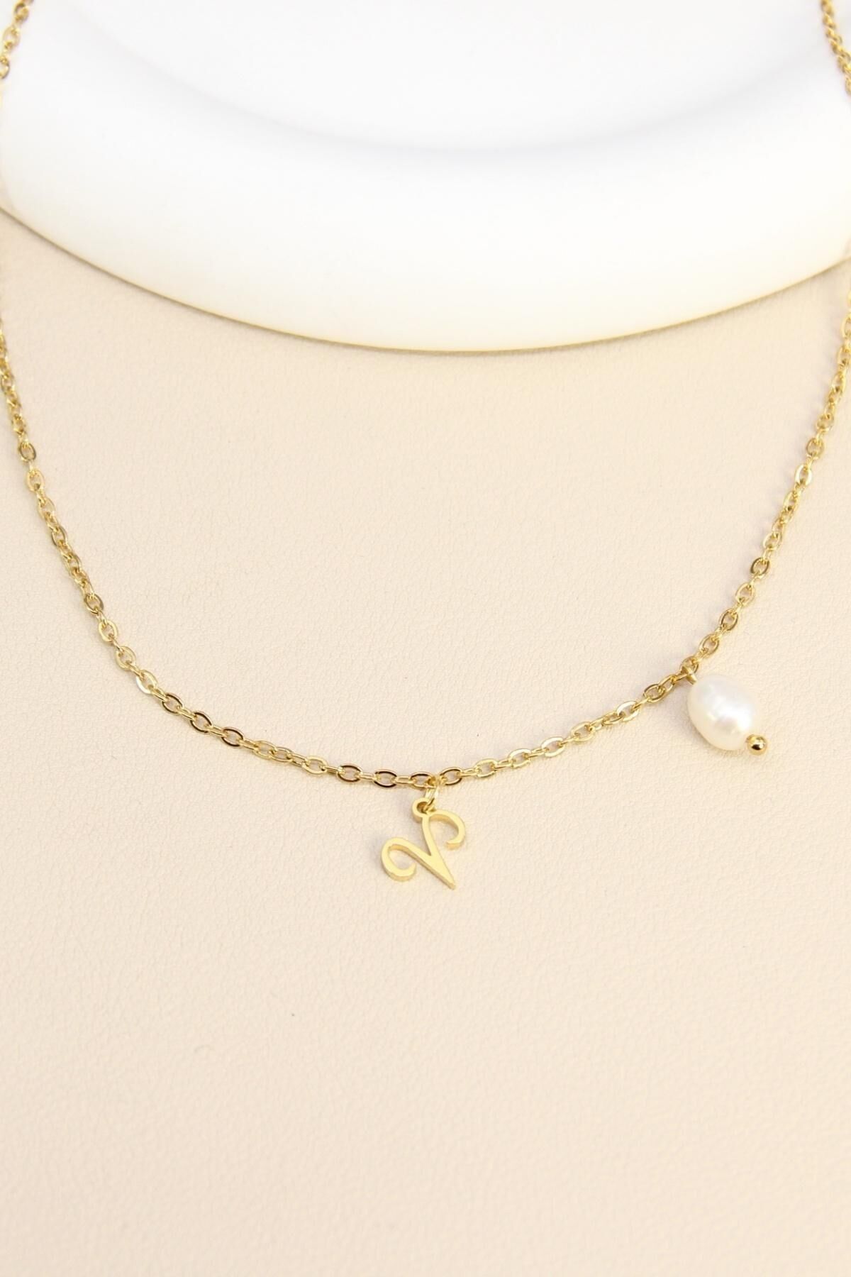 Widder Sternzeichen Halskette aus Edelstahl