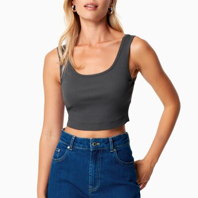 IRISS | Rib top made from TENCEL™ Modal and organic cotton
