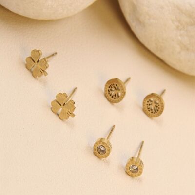 Pendientes de acero inoxidable - Brillo y elegancia