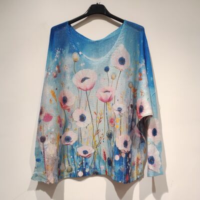 PESS PRINT PE25 prairie bleue brillant