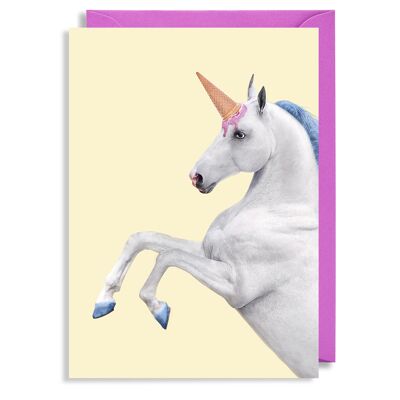 Unicone Greeting Card