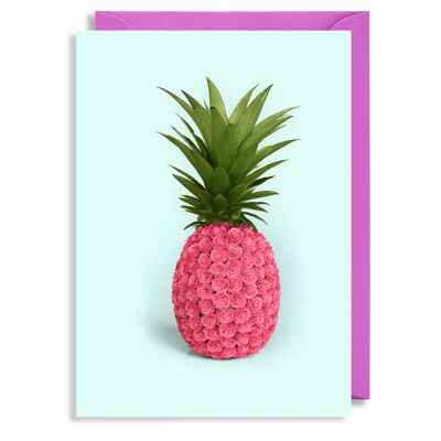 Pineapple Roses Greeting Card