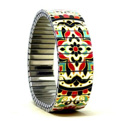 Bracelet design en acier inoxydable 18 mm, fabriqué à la main à Londres - Ambiance douce