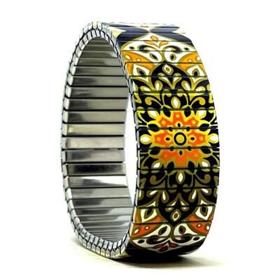 Stainless steel designer bracelet 18mm handmade in London - chic Ambience