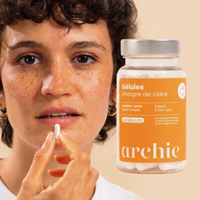 Cápsulas de vinagre de sidra de manzana 1 mes • Archie