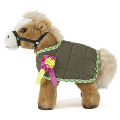 Peluche a forma di cavallo con gilet
