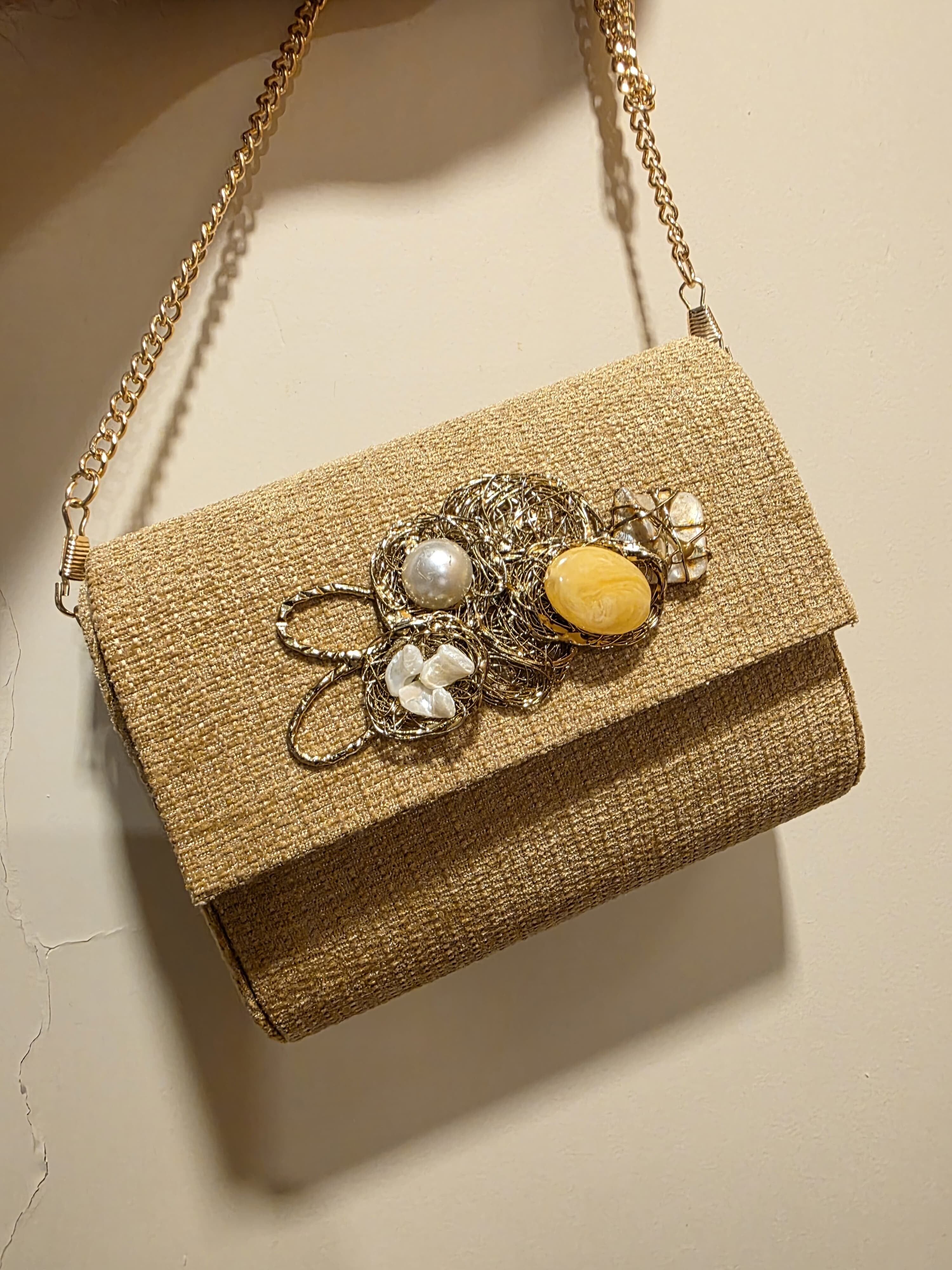 Borsa rigida Mini Treasure Camel Stones