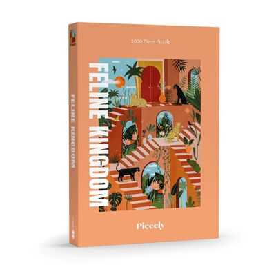 Piecely Feline Kingdom Puzzle, 1000 pieces