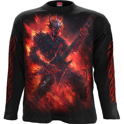 RIFF BURNER - T-shirt à manches longues noir