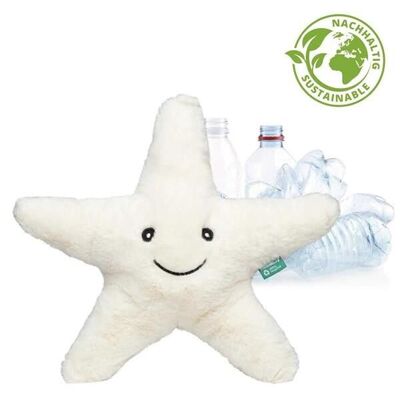Minifeet Étoile de mer Étoile recyclée - crème - peluche