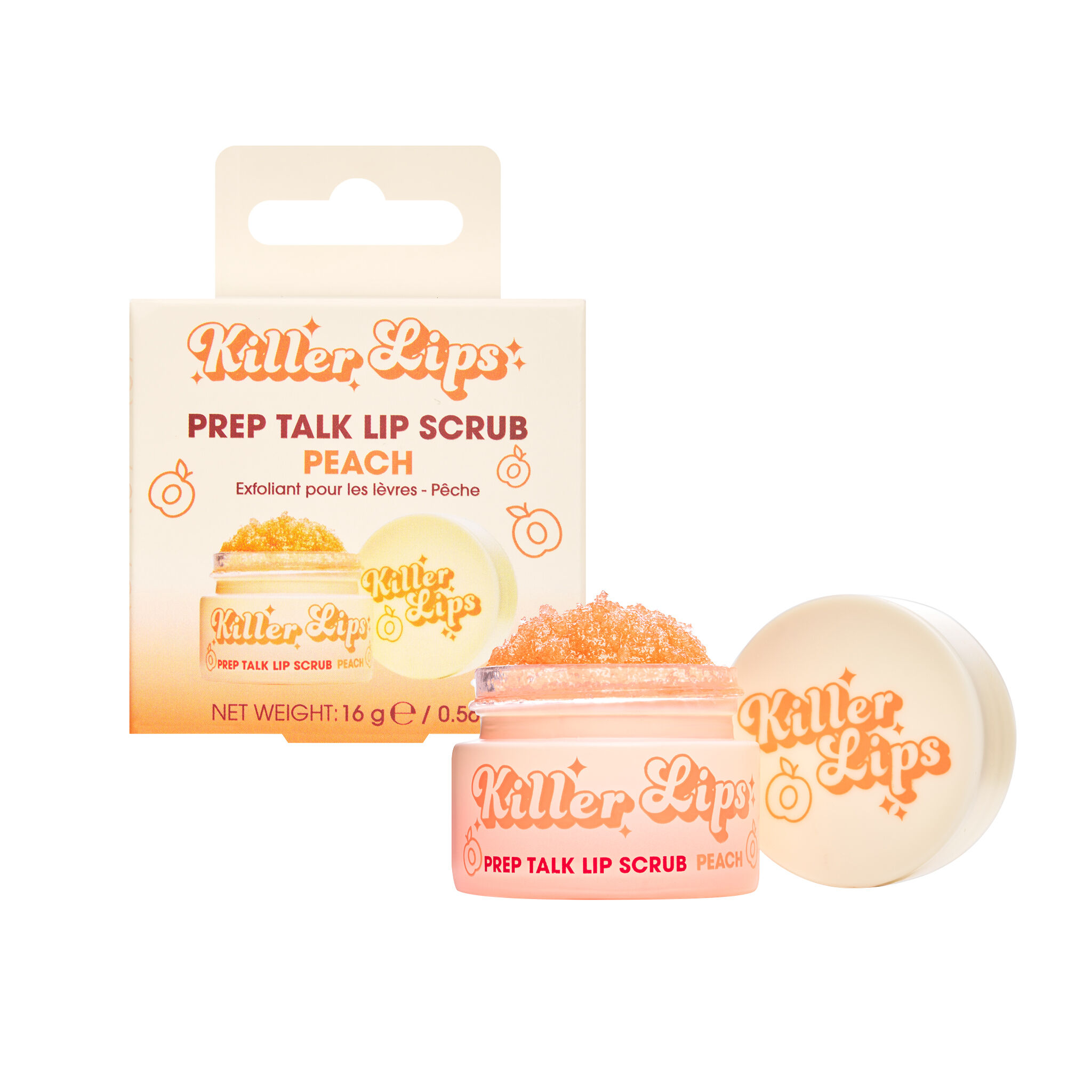 Killer Lips Prep Talk Lip Scrub - Peach