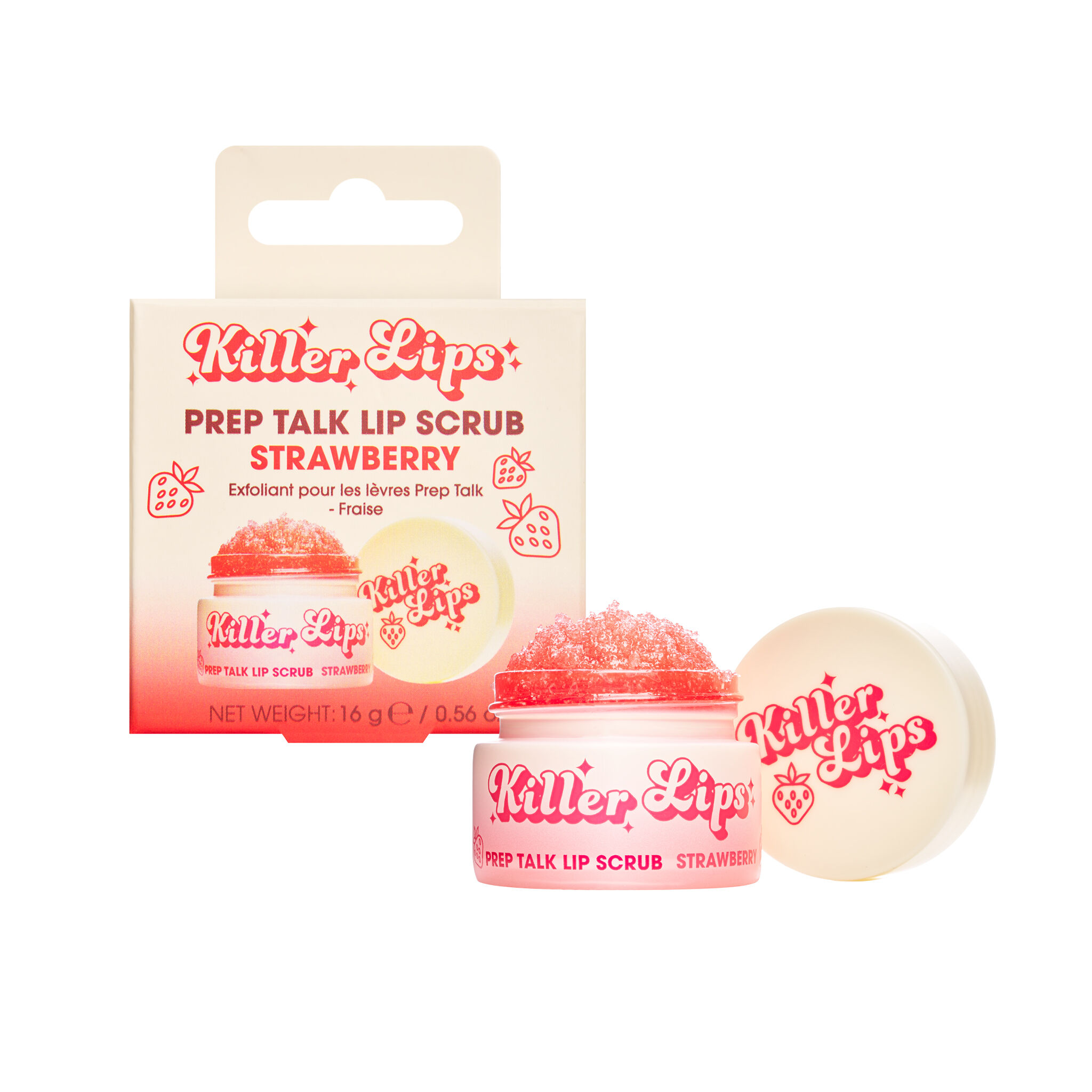Killer Lips Prep Talk Lip Scrub - Strawberry