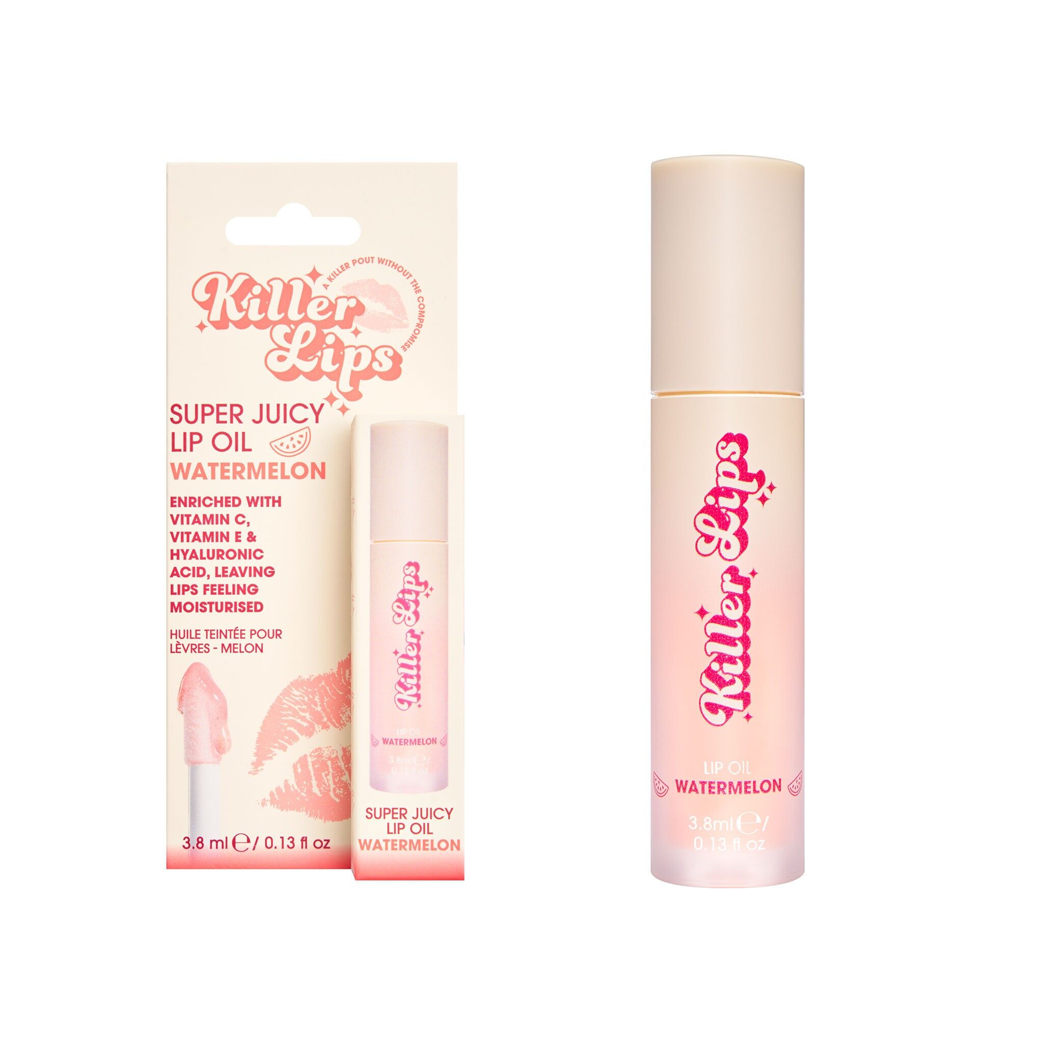 Killer Lips Super Juicy Lip Oil - Watermelon 3.8ml
