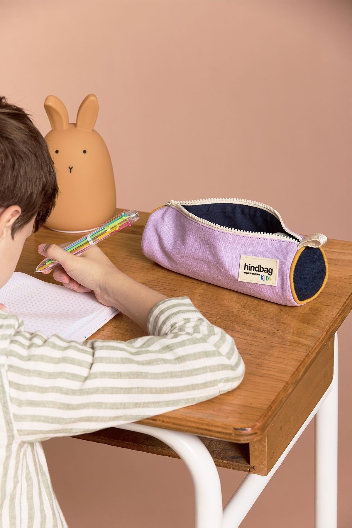 Mia – Dreifarbiges lila Federmäppchen