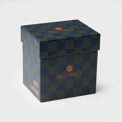Duo box - Green and navy checks