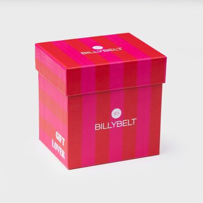 Duo box - Red and pink striped