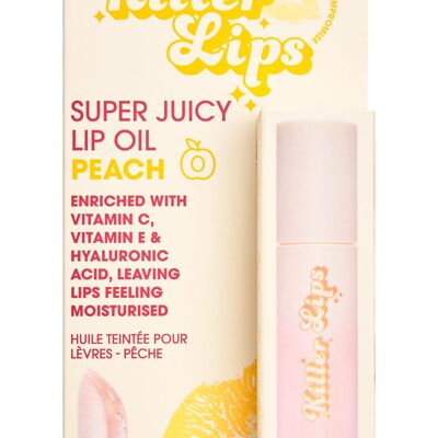 Huile à lèvres super juteuse Killer Lips - Pêche 3.8 ml