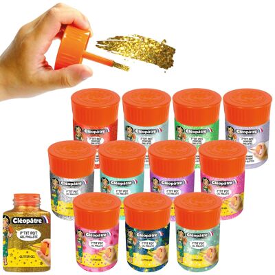 12 Small Pots with integrated brush of "Wow" paints in 50ml