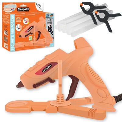 PACK DÉCOUVERTE Pistolet Cléo'GUN FIX SECURE + station + 10 bâtons recharges + 2 pinces
