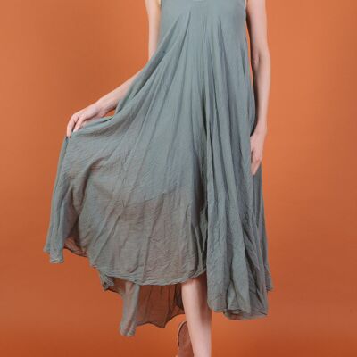 Robe longue à bretelles - PR2549