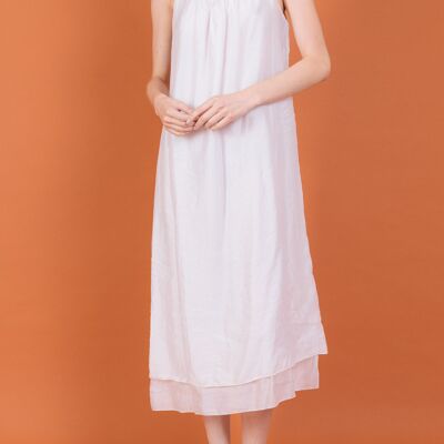 Robe longue à bretelles tressées - PR2548