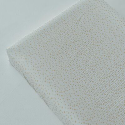 Housse de matelas à langer TISU, Cream Dot