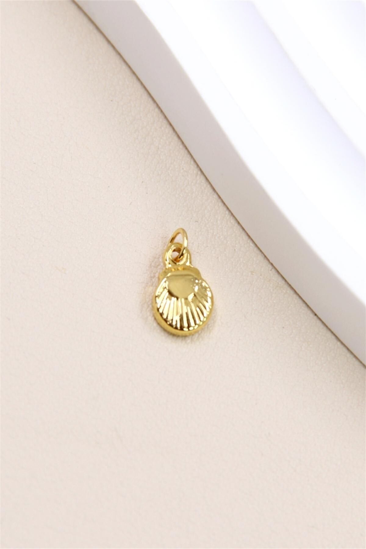 Gold Stainless Steel Shell Charm