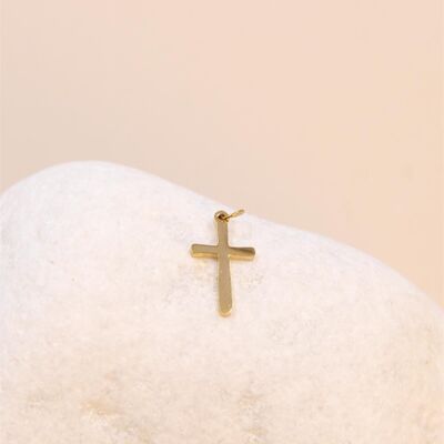 Stainless Steel Cross Pendant - Elegance and Simplicity