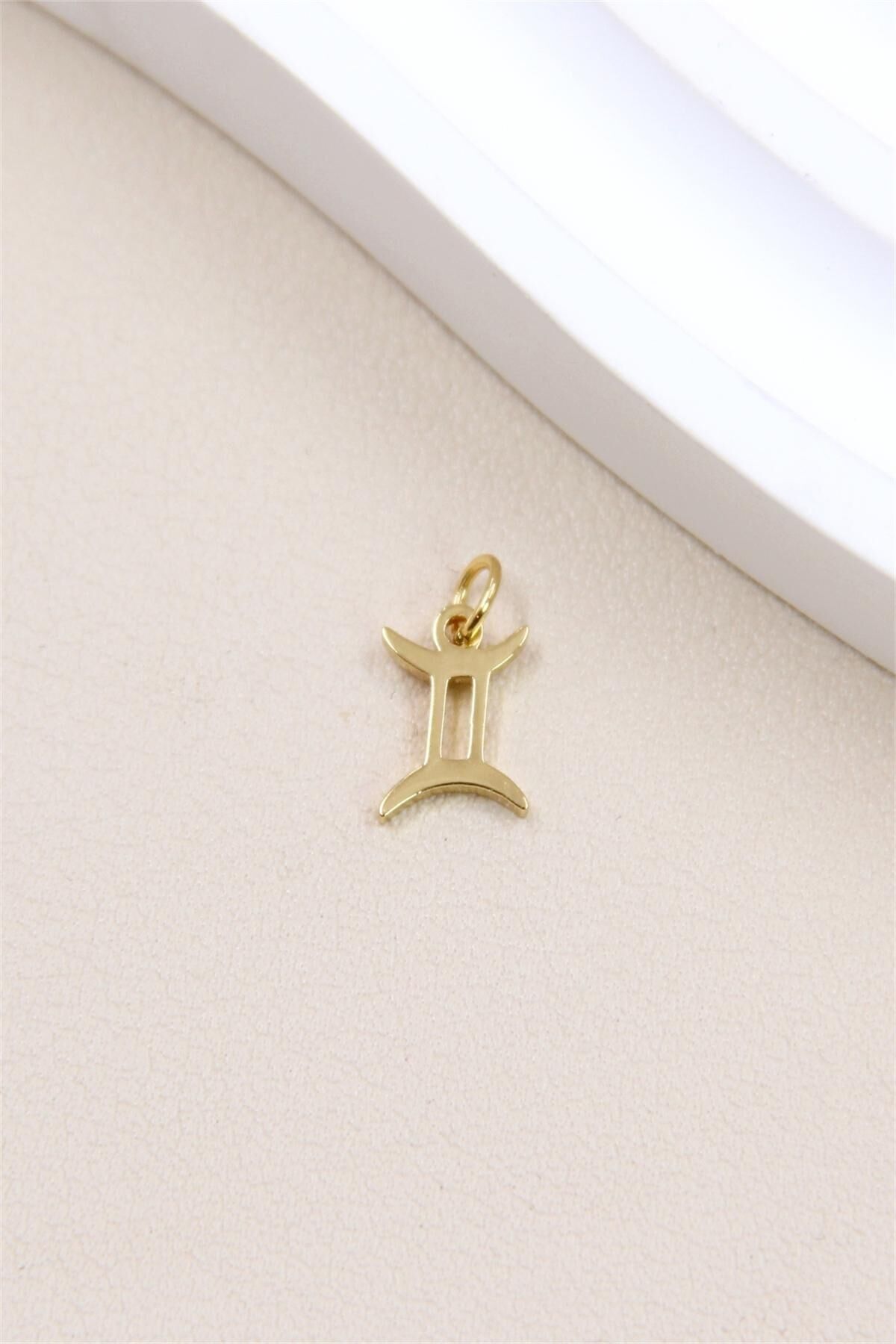 Colgante de acero inoxidable con el signo astrológico Géminis