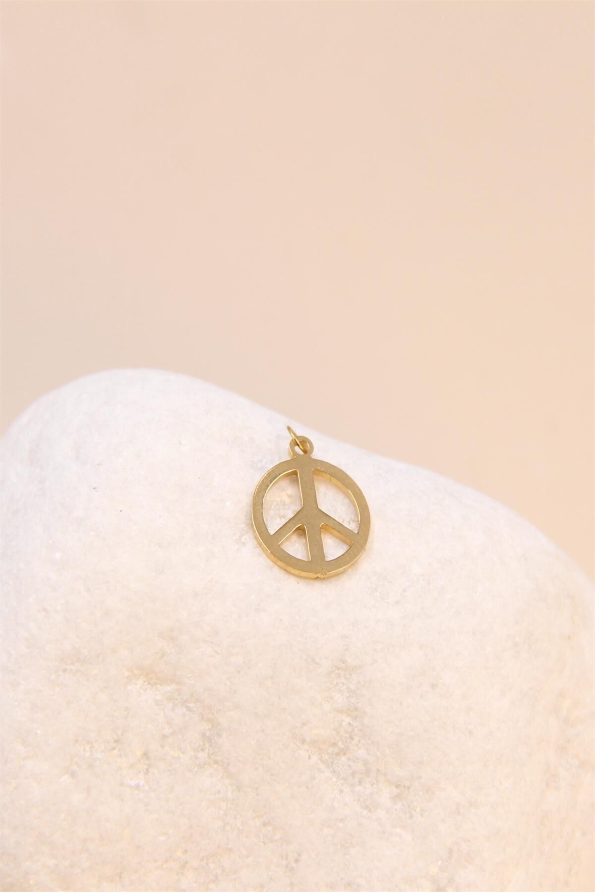 Colgante de acero inoxidable Paz y Amor - Estilo y Serenidad