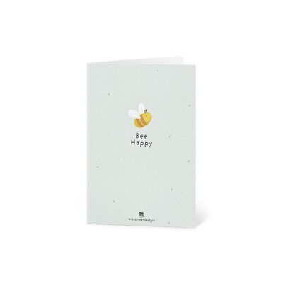 Biglietto d'auguri - Ape Felice