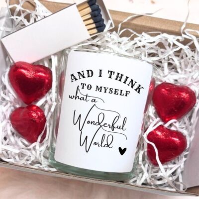 What A Wonderful World Candle Gift Set |