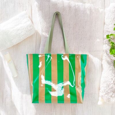 Beach bag, "Dolce Vita" green