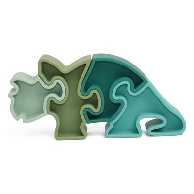 Montessori Educational Toy - 3D Silicone Triceratops Puzzle - Educational Toys