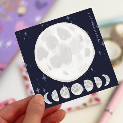 Blocco note delle fasi lunari - Blocco note di Halloween