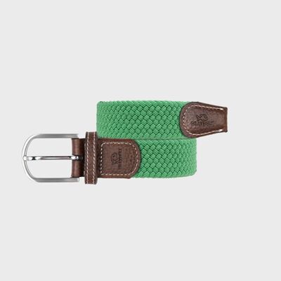 Ceinture tressée élastique Vert Menthe