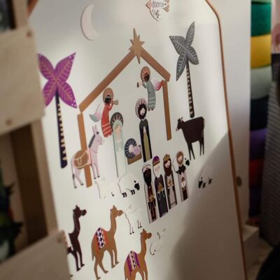 Il presepe magnetico di Natale