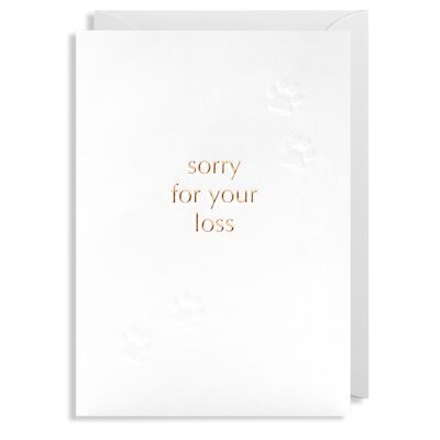 Sorry For Your Loss