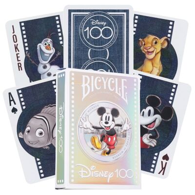 Minor Defect Bicycle Disney 100 Year Anniversary Playing Cards