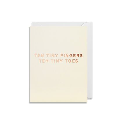 Ten Tiny Fingers Ten tiny Toes