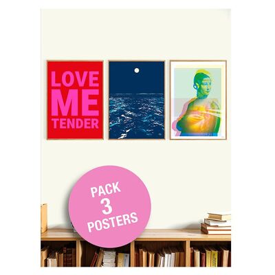 Discovery Offer - Pack of 3 Essential Propaganda Posters.100% made in France locally